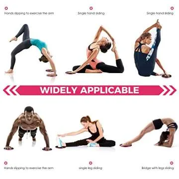 LYOU Exercise Sliders: Dual Sided Core Discs for All Floors