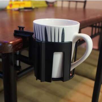 Cup-Holster - The Best Anti-Spill Cup Holder for Your Desk or Table