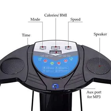 Fitness Vibration Platform | Whole Body Workout Vibration Plate Exercise Machine Loss Weight | Viberation Excersize Machine for Awesome Cardio Workout Home Training Equipment with Aux Port for MP3