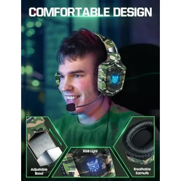 Premium Gaming Headset with Noise Reduction Microphone