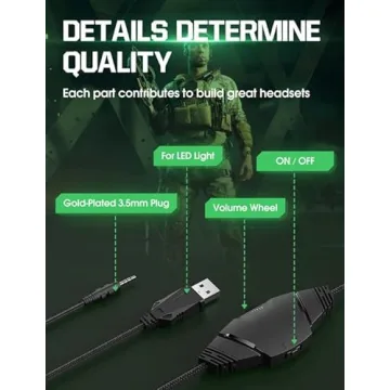 Premium Gaming Headset with Noise Reduction Microphone