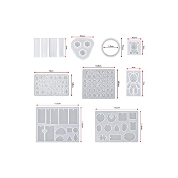 Actume 121 Pcs Jewelry Molds - Perfect for DIY Crafts