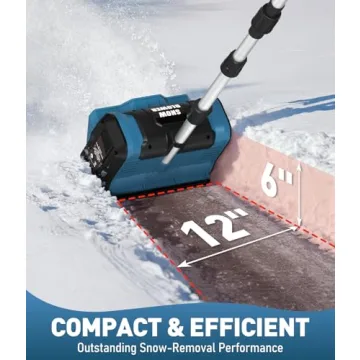 Cordless Electric Snow Shovel Rake for Effortless Snow Removal