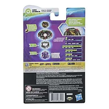 Beyblade Burst Speedstorm Curse Satomb S6 Top with Launcher