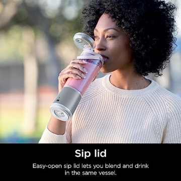 Ninja BC151WH Portable Blender Cordless USB-C Rechargeable