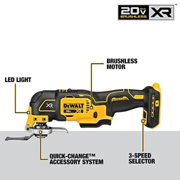 DEWALT 20V MAX Oscillating Tool Kit for Precision Tasks