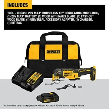 DEWALT 20V MAX Oscillating Tool Kit for Precision Tasks