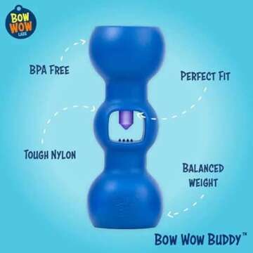 Bow Wow Labs Bow Wow Buddy Starter Kit - Anti-Choking Bully Stick Safety Device for Dogs (Small)