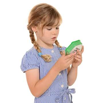 Talking Products, Talking Tiles Voice Recorders, Communication Sound Buttons. Pack of 6 Colors, 80 Seconds Recording. Educational Classroom Learning Resources, Game Show Answer Buzzers.