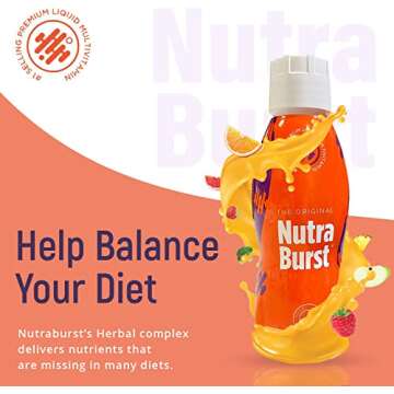 TLC Total Life Changes Get Fit Kit - NutraBurst Liquid Multivitamin - 30 Servings | (1) Month Supply of NRG Dietary Supplement, & Original IASO Natural Herbal Detox Tea Bags