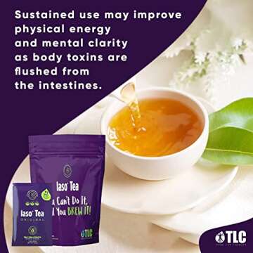 TLC Total Life Changes Get Fit Kit - NutraBurst Liquid Multivitamin - 30 Servings | (1) Month Supply of NRG Dietary Supplement, & Original IASO Natural Herbal Detox Tea Bags