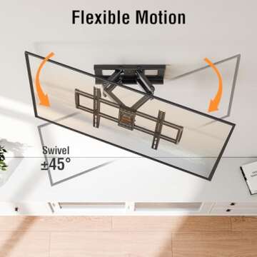 ELIVED TV Wall Mount for Most 37-82 Inch TVs