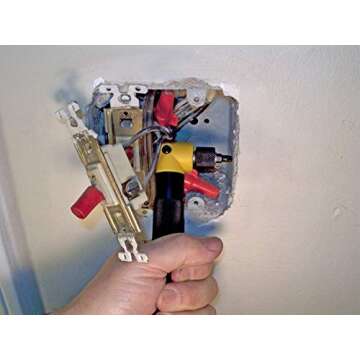 Tight Fit Tools Right Angle Drill Attachment - 90-Degree Bit Adapter for Hard-to-Reach Areas, Compact Drill Angle Attachment for Handymen, Electricians, and Blue-Collar Dads, Drill Bits Included