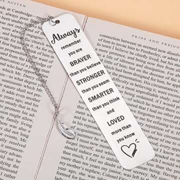 Inspirational Bookmark Gift for Students and Book Lovers
