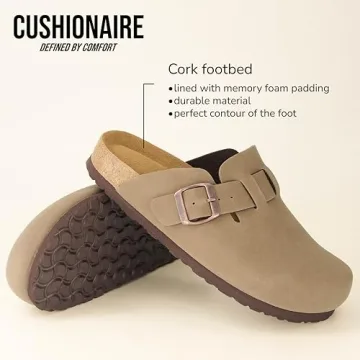 Comfortable Vegan Suede Clogs Women | Hana Slip-Ons