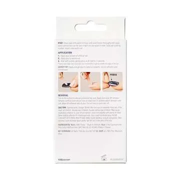 KISS Gel Fantasy Long Fake Nails - Up to 7 Days Wear