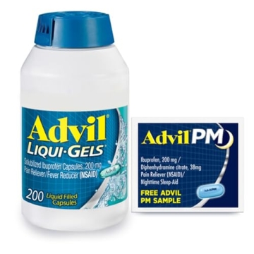 Advil Liqui-Gels Pain Reliever and Fever Reducer - Fast Acting 200 Capsules