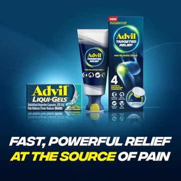 Advil Liqui-Gels Pain Reliever with Ibuprofen for Fast Relief