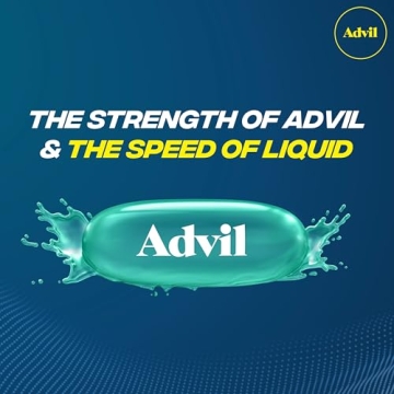 Advil Liqui-Gels Pain Reliever with Ibuprofen for Fast Relief