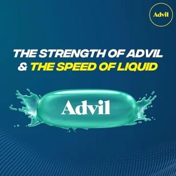 Advil Liqui-Gels Pain Reliever with Ibuprofen for Fast Relief