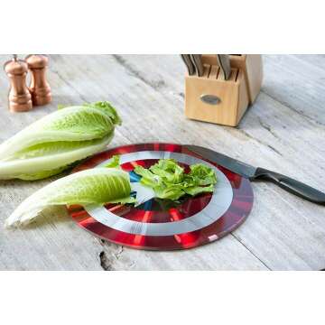 Captain America Shield Cutting Board - Marvel Fans Gift