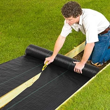 TUFFIOM 3x300 FT Weed Barrier for Healthy Gardens