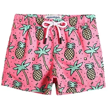 MaaMgic Boys Swim Trunks – Colorful Toddler Swimwear for Summer Fun