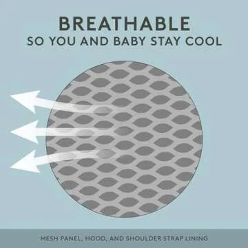 Baby Tula Coast Explore Mesh Baby Carrier, Adjustable Newborn to Toddler Carrier, Ergonomic and Multiple Positions for 7 – 45 pounds (Coast Infinite)