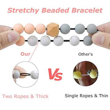 Stylish Bisanzoya Beaded Keychain for Women - Gift Ready