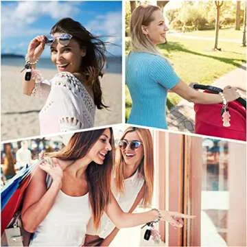 Stylish Bisanzoya Beaded Keychain for Women - Gift Ready