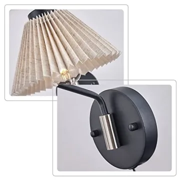 BISAMIYA Foldable Wall Lamp Set of 2 for Any Room