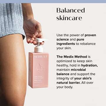 Medix 5.5 Hyaluronic Acid + Vitamin E Cream Body Lotion & Face Moisturizer | Hydrating Dry Skin Firming Lotion Minimizes Look Of Wrinkles, Stretch Marks, & Crepey Skin | Skin Care Products | 15 Fl Oz