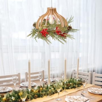 6FT Battery Operated Christmas Garland with Remote