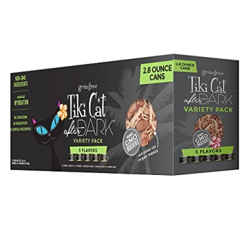 Tiki Cat After Dark Variety Pack Wet Cat Food - 12 Cans