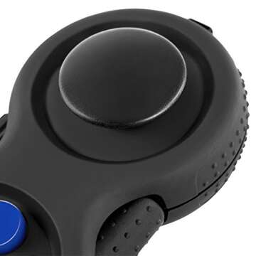 True Tonic Toys - The Original Fidget Retro: The Rubberized Classic Controller Game Pad Fidget Focus...