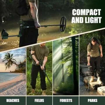 Gbnryg Professional Metal Detector for Adults,Teens[2024 Upgrade]-12" IP68 Waterproof Search Coil with LCD Backlight,5 Modes Gold Detector,Advanced DSP Chip&High Accuracy System for Beach/Gold Hunting