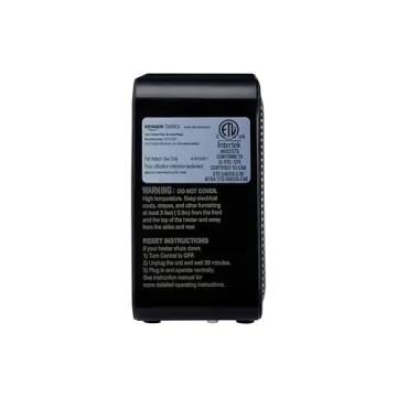 Compact Ceramic Space Heater for Home & Office Comfort