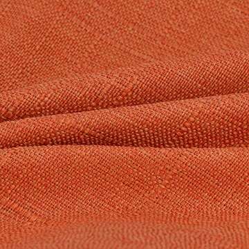 Vibrant RainRoad Orange Decorative Pillow Covers Set of 2