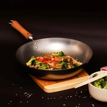 Joyce Chen 12-Inch Carbon Steel Wok for Perfect Stir Fry