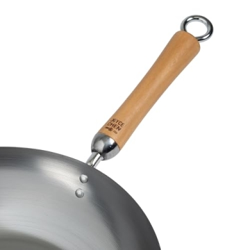 Joyce Chen 12-Inch Carbon Steel Wok for Perfect Stir Fry