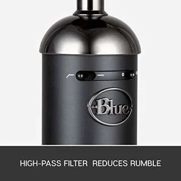 Blue Spark Blackout SL XLR Condenser Mic for Pro Recording and Streaming (137) (Renewed)