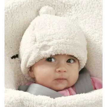 JJ Cole Bundle Me Shearling Baby Hat for Winter Warmth