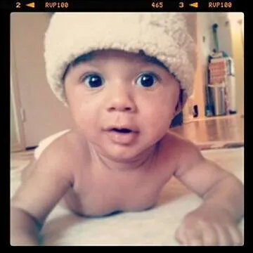 JJ Cole Bundle Me Shearling Baby Hat for Winter Warmth