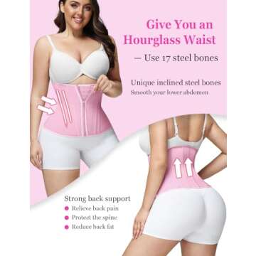 SHAPSHE Women Waist Trainer for Tummy Control & Workout