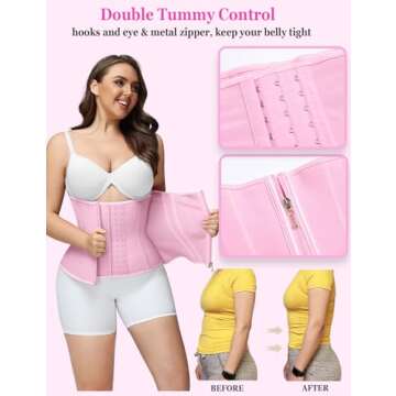SHAPSHE Women Waist Trainer for Tummy Control & Workout