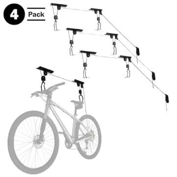 RAD Sportz Bike Hoist 4-Pack for Easy Storage & Lifting
