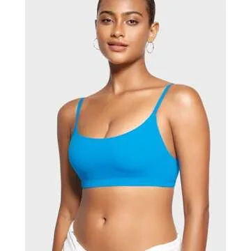 INLYRIC Women's Inbarely Bralettes Cami Bras No Underwire Wireless Seamless Unlined Comfort Sports B...