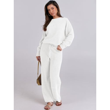 Cozy ANRABESS Women's Fuzzy Pajama Sets for Fall Winter