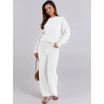 Cozy ANRABESS Women's Fuzzy Pajama Sets for Fall Winter