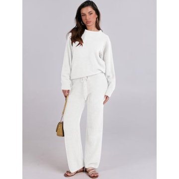 Cozy ANRABESS Women's Fuzzy Pajama Sets for Fall Winter